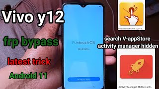 Vivo y12 frp bypass  Vivo y12 frp bypass Android 11 quick shortcut maker not work [upl. by Glaudia638]