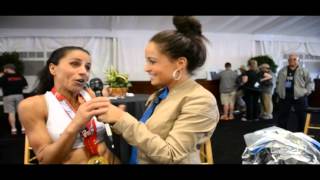 Interviews with the winners of the Walt Disney World Marathon [upl. by Inilam]