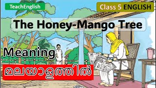 The Honey Mango Tree  Meaning in Malayalam  Class 5 English [upl. by Dumas]