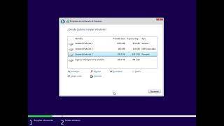 Windows 10 y 11 desde cero Crear dos particiones antes de instalar [upl. by Chaiken]