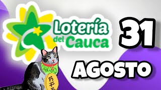 Resultado LOTERIA DEL CAUCA Sabado 31 de Agosto de 2024 [upl. by Ilatan]