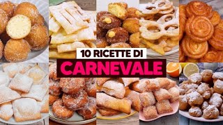 10 dolci di Carnevale facili e super golosi ricette classiche e idee originali da non perdere [upl. by Tingley]