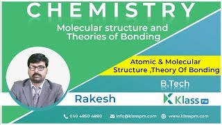 Atomic amp Molecular Structure Theory Of Bonding Engineering Chemistry  BTech Tutorials  KlassPM [upl. by Arron]