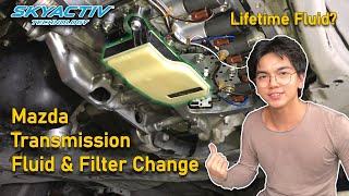 How to Change your Transmission Fluid amp Filter  Mazda Skyactiv ATF FZ [upl. by Ayarahs]