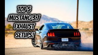 Top 5 Best Sounding Mustang 37L v6 Exhaust Setups Part2 [upl. by Ellehciram]