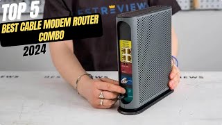 Best Cable Modem Router Combos 2024 [upl. by Wylen]