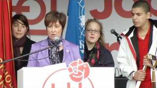 Mona Sahlin på 1 maj i Stockholm [upl. by Nikki371]