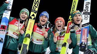 Nordische SkiWM in Seefeld Wieder Gold für Deutschland [upl. by Rusell982]