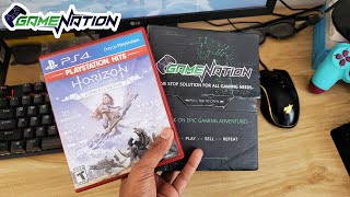 Gamenation PreOwned PS4 Horizon Zero Dawn Unboxing amp Review gamenation unboxing ps4slim ps4 [upl. by Garfield973]