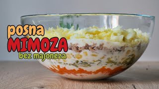 Posna MIMOZA salata bez majoneza [upl. by Skantze614]