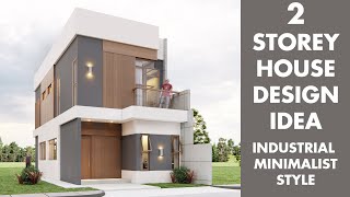 2 Storey House Design CONG and VIY House Tour [upl. by Llabmik]