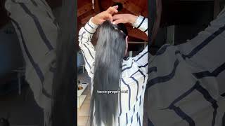 Acconciatura per capelli sporchi 😱 hairstyle hair beauty [upl. by Adnawed]