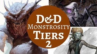 DampD MONSTER RANKINGS  MONSTROSITIES pt 2 [upl. by Ennaylime]