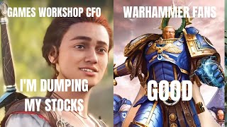 LUKE FLIPS Games Workshop CFO Dumps Stock as Warhammer FallsTheQuartering [upl. by Acquah572]