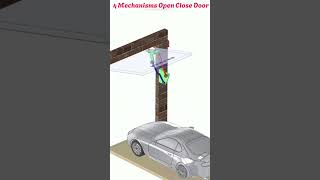 4 Mechanisms Open Close Door [upl. by Trutko140]