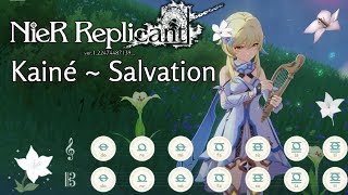 Kainé  Salvation  NieR  Easy Genshin Lyre Cover [upl. by Manton]