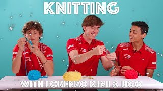 Knitting with Lorenzo Kimi amp Ugo [upl. by Nittirb272]