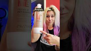 BLEACHING my DARK ROOTS W ONLY 7 VOLUME DEVELOPER from Blondme Schwarzkopf hair shorts BLEACH [upl. by Popper]