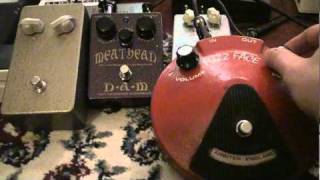 DAM Meathead Deluxe Jerms MK1 tone bender Fuzz Face 1968 [upl. by Norry]