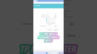 TP Link Router Password Change wifi zte wifipassword [upl. by Airakaz39]