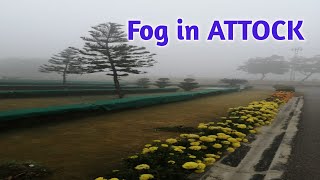 Fog in ATTOCK attock weather in January weather of attock fog weather in attock [upl. by Einot26]