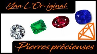 Les pierres précieuses  Diamant émeraude rubis et saphir [upl. by Damek]