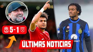 GOLEADA LUIS DIAZ a SEMIS PARTIDAZO de LIVERPOOL l CUADRADO OPERADO l JAMES CRITICAS l CUCHO VALOR [upl. by Hgielak]