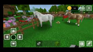 Multi block craft nice The horse 🐴🐎 racing training My Super fast horse😀 [upl. by Atinuaj]