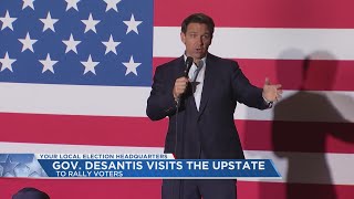 Florida Governor Ron Desantis visits the Upstate as he campaigns for President [upl. by Tiemroth]