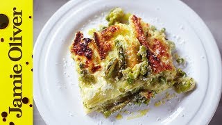 Summer Vegetable Lasagne  Jamie Oliver [upl. by Semyaj]