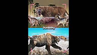 Megistotherium vs Arctodus simus 1v1 bear vs paleontology viral mammals cenozoic fyp viral [upl. by Arlina565]