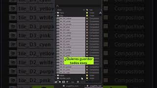 Organiza y Crea en After Effects Tips Rápidos tutorial aftereffects [upl. by Ariaic867]