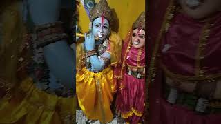 Radhe Krishna Aan bashi tan man me short video  krishnastatus radhakrishna [upl. by Areehs]