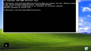 Join to a Domain Using the Command Line in Windows XP [upl. by Ikkiv604]