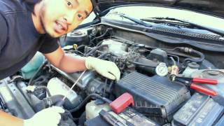 How to test Toyota EGR SystemVSV Vacuum Modulator EGR valve [upl. by Annahsohs]