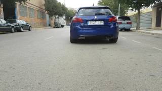 Peugeot 308 GtLine 12 THP PureTech 130 hp Pull Off [upl. by Nonahs]