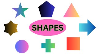 Shapes  Shapes name  Educational video for children  Shapes for kids❤️ 🔴 [upl. by Noiwtna]