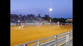 Longview Rodeo Flag Presentation w Sparklers Horse trips [upl. by Ameehs]