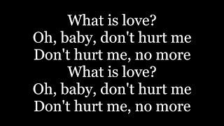 Haddaway  What Is Love  lyrics [upl. by Cottrell]