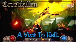 Crestfallen Medieval Survival  ep12 A Visit To Hell  Build Craft Survival [upl. by Anead538]