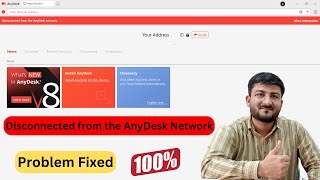 Disconnected from the Anydesk network Error  Anydesk Not Connecting to Network Fixed [upl. by Talyah446]