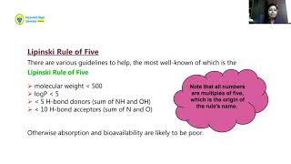 DRUG DESIGN  Lipinski rule [upl. by Nesnar]