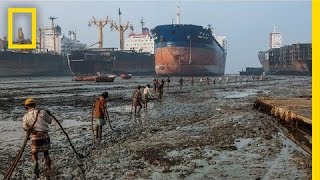 Where Ships Go to Die Workers Risk Everything  National Geographic [upl. by Kciderf]