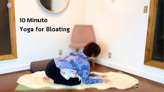 10 Min Yoga for Bloating I Relieve pain [upl. by Culbert]