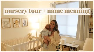 BABY BOY NURSERY TOUR  Simple Neutral amp Cozy [upl. by Isola]