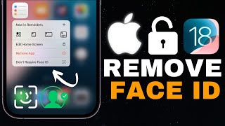 iOS 18 How To Turn OFF Face ID For Apps On iPhone [upl. by Palm590]