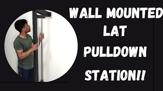 Gorilla Sports  Wall Mounted Lat Pulldown Station  Unboxing and Setup [upl. by Brandea537]