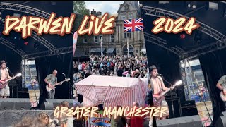 Darwen live 2024  Blackburn  English summer ✨🇬🇧 [upl. by Lissner]