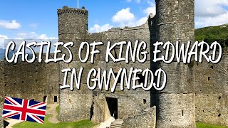 Castles of King Edward I in Gwynedd Wales  UNESCO World Heritage Site [upl. by Ainslee]