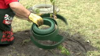 How To Install Garden Edging Around A Tree  DIY At Bunnings [upl. by Haidadej]